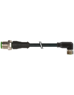 M12 męski prosty / M8 żeński 90° 7000-40601-6300700 | Przewody i Złącza | Eshop Dopak | Wszystko dla Przemysłu