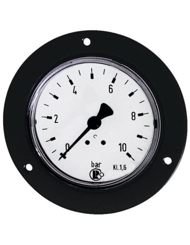 Manometr tablicowy aksjalny z kołnierzem 0-16 bar, G 1/4, 63 mm | Przyrządy Pomiarowe | Eshop Dopak | Wszystko dla Przemysłu