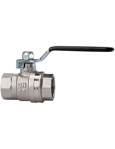 Zawór kulowy gwintowany G 1 1/4 GW, PN40 mosiądz niklowany, PTFE, czarna stalowa rączka | Hydraulika | Eshop Dopak | Wszystko dl