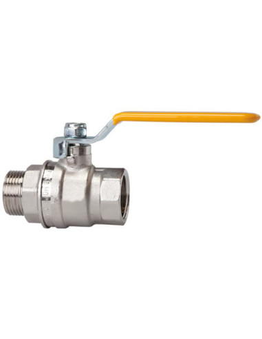 Zawór kulowy 40 bar G 1' WZ, żółta rączka | Hydraulika | Eshop Dopak | Wszystko dla Przemysłu