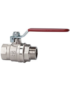 Zawór kulowy 40 bar G 1 1/2' WZ, czerwona rączka | Hydraulika | Eshop Dopak | Wszystko dla Przemysłu