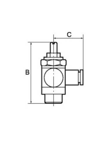 Zawór dławiąco-zwrotny M5z do węża 6mm, do sił., MN | Hydraulika | Eshop Dopak | Wszystko dla Przemysłu