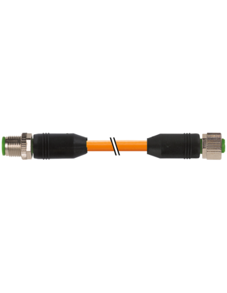 Złącze M12 męskie 0° / M12 żeńskie 0° 7000-40041-4880300 | Przewody i Złącza | Eshop Dopak | Wszystko dla Przemysłu