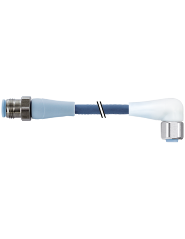 M12 męski 0° / M12 żeński 90° LED F&B Pro 7024-40341-3211000 | Przewody i Złącza | Eshop Dopak | Wszystko dla Przemysłu