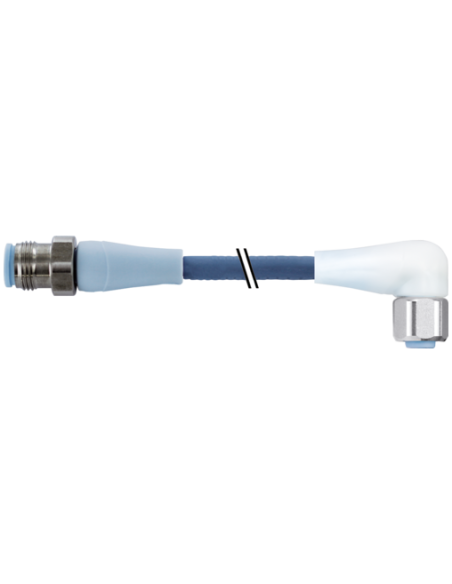 M12 męski 0° / M12 żeński 90° LED F&B Pro 7024-40341-3211000 | Przewody i Złącza | Eshop Dopak | Wszystko dla Przemysłu