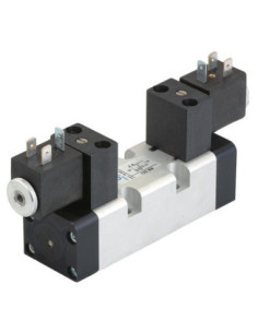 Elektrozawór pneumatyczny rozdzielający 5/3 ISO3 CC, centralnie zamknięty, AZ Pneumatica | Pneumatyka | Eshop Dopak | Wszystko d