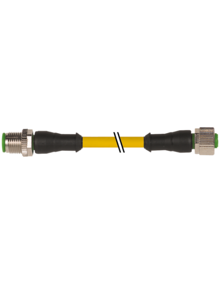 M12 męski 0° / M12 żeński 0° 7700-40041-U050300 | Przewody i Złącza | Eshop Dopak | Wszystko dla Przemysłu