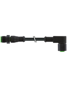 M12 SC męski 0° / M12 żeński 90° 7003-40128-8280060 | Przewody i Złącza | Eshop Dopak | Wszystko dla Przemysłu