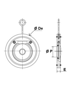 Klapa zwrotna DN80 stal węgl. uszczelnienie EPDM | Hydraulika | Eshop Dopak | Wszystko dla Przemysłu 2