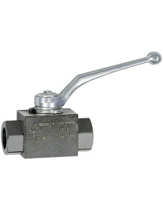 Zawór kulowy wysokociśnieniowy do hydrauliki siłowej G 1 GW, PN420, DN25, stal węglowa | Hydraulika | Eshop Dopak | Wszystko dla
