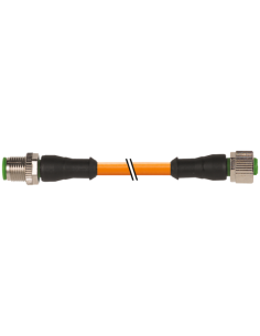 Konektor M12 męski, prosty - M12 żeński, prosty 7000-40041-8520750 | Przewody i Złącza | Eshop Dopak | Wszystko dla Przemysłu