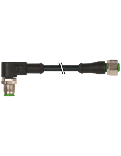 M12 męski 90° / M12 żeński prosty 7000-40171-6330200 | Przewody i Złącza | Eshop Dopak | Wszystko dla Przemysłu