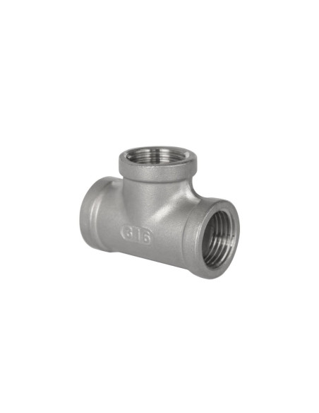 Trójnik nierdzewny gwintowany typu T WWW 3 x G 1/2 GW, stal 316 | Hydraulika | Eshop Dopak | Wszystko dla Przemysłu