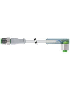 M12 St.ger. na M12 dla diody LED V4A F&B 7014-40341-2140150 | Przewody i Złącza | Eshop Dopak | Wszystko dla Przemysłu