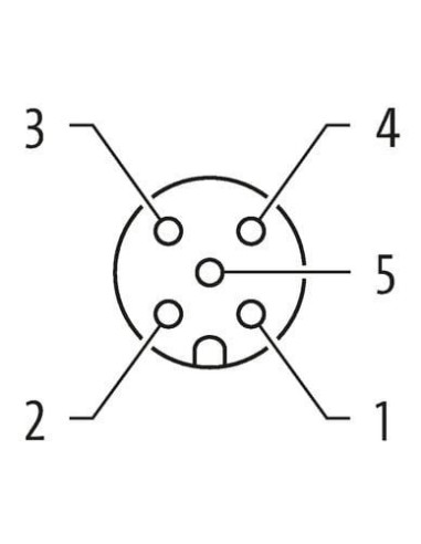 M12 męski 0° / M12 żeński 0° kod A. 7000-40041-2350390 | Przewody i Złącza | Eshop Dopak | Wszystko dla Przemysłu