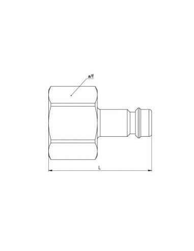 Wtyk DN6, GW1/4" ISO 6150 C | Przewody i Złącza | Eshop Dopak | Wszystko dla Przemysłu