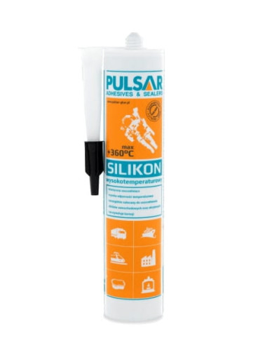 Pulsar sil  350 sil.wys-temp.czarny 300 ml, kasil300cz, ondo | Chemia techniczna | Eshop Dopak