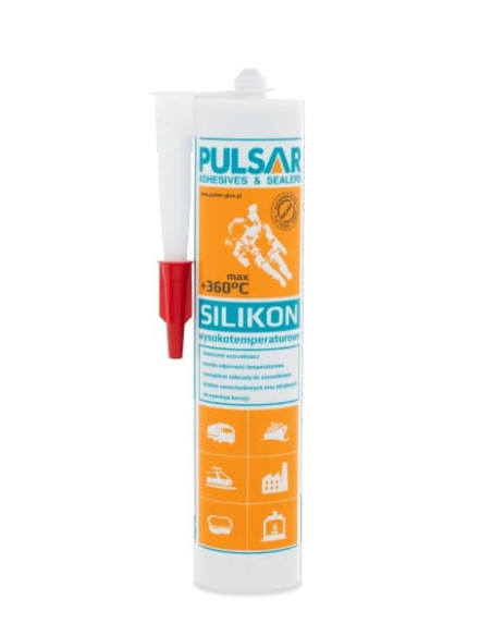 Pulsar Silikon  350 Sil.Wys-Temp.Czerwony 300 Ml, Kasil300, Ondo | Chemia techniczna | Eshop Dopak