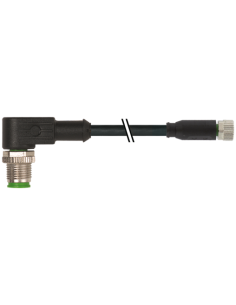 M12 męski 90° / M8 żeński 0° 7000-40671-6310250 | Przewody i Złącza | Eshop Dopak | Wszystko dla Przemysłu