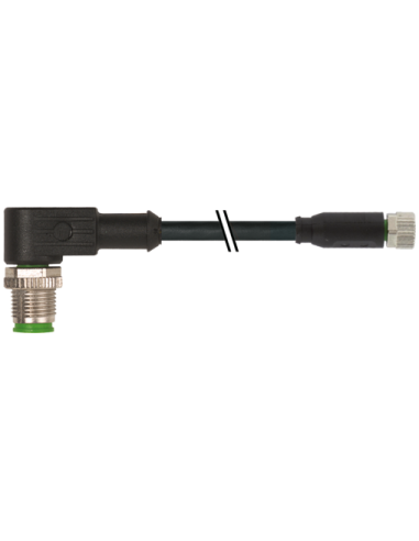 M12 męski 90° / M8 żeński 0° 7000-40671-6310250 | Przewody i Złącza | Eshop Dopak | Wszystko dla Przemysłu