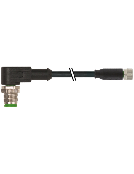 M12 męski 90° / M8 żeński 0° 7000-40671-6310250 | Przewody i Złącza | Eshop Dopak | Wszystko dla Przemysłu