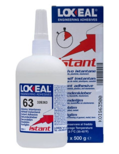 LOXEAL KLEJ CYJANOAKRYLOWY 63 500 G | Chemia techniczna | Eshop Dopak