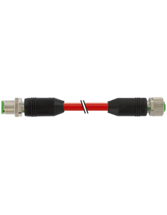M12 męski 0° / M12 żeński 0° 7000-48001-7180100 | Przewody i Złącza | Eshop Dopak | Wszystko dla Przemysłu