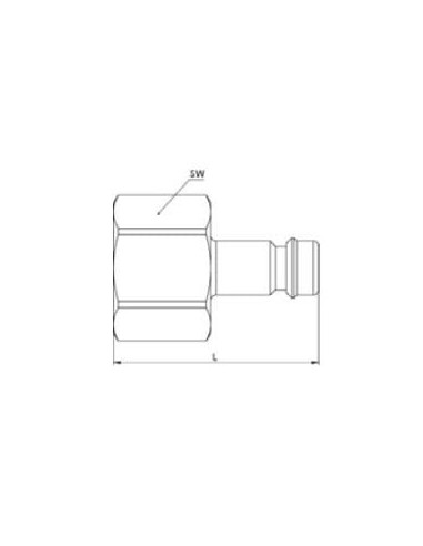 Wtyk DN11, GW3/8" ISO 6150 C | Przewody i Złącza | Eshop Dopak | Wszystko dla Przemysłu