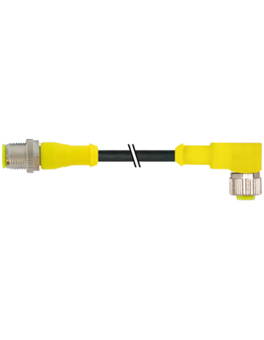 M12 damski 0° / M12 żeński 90° AIDA 7030-40121-6340060 | Przewody i Złącza | Eshop Dopak | Wszystko dla Przemysłu