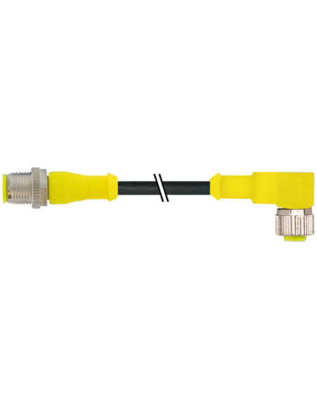 M12 damski 0° / M12 żeński 90° AIDA 7030-40121-6340060 | Przewody i Złącza | Eshop Dopak | Wszystko dla Przemysłu