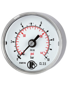 Manometr ze stali CrNi G1/4A, 40mm, 0-1bar | Przyrządy Pomiarowe | Eshop Dopak | Wszystko dla Przemysłu