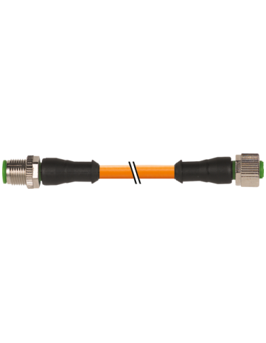 Konektor M12 męski, prosty - M12 żeński, prosty 7000-40041-8520060 | Przewody i Złącza | Eshop Dopak | Wszystko dla Przemysłu