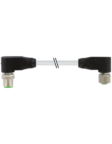 M12 damski 90° / M12 żeński 90° kod A. ekranowany 7000-40495-2400150 | Przewody i Złącza | Eshop Dopak | Wszystko dla Przemysłu