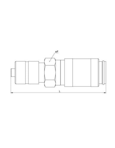 Szybkozłącze łamane DN6 pod wąż 8x12, ISO 6150 C | Przewody i Złącza | Eshop Dopak | Wszystko dla Przemysłu