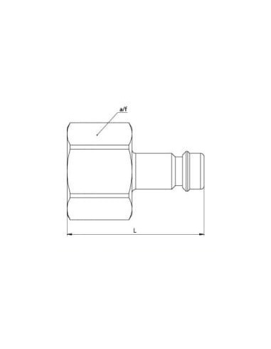 Wtyk DN6, GW1/4" ISO 6150 C | Przewody i Złącza | Eshop Dopak | Wszystko dla Przemysłu