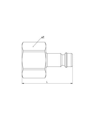 Wtyk DN8, GW3/8" ISO 6150 C | Przewody i Złącza | Eshop Dopak | Wszystko dla Przemysłu