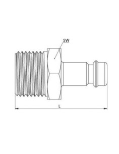 Wtyk DN8, GZ3/8" ISO 6150 C | Przewody i Złącza | Eshop Dopak | Wszystko dla Przemysłu 2