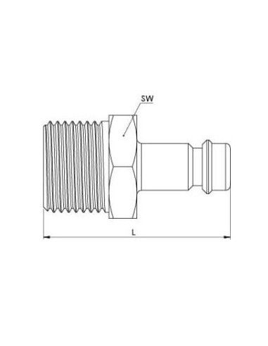 Wtyk DN8, GZ3/8" ISO 6150 C | Przewody i Złącza | Eshop Dopak | Wszystko dla Przemysłu