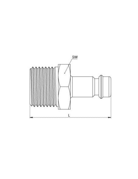 Wtyk DN8, GZ3/8" ISO 6150 C | Przewody i Złącza | Eshop Dopak | Wszystko dla Przemysłu
