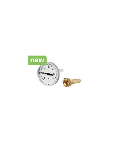 Termometr bimetaliczny fi 63mm 0-60°C, G1/2, l40mm | Przyrządy Pomiarowe | Eshop Dopak | Wszystko dla Przemysłu