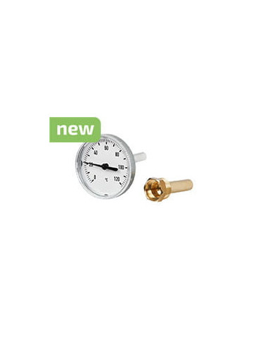 Termometr bimetaliczny fi 63mm 0-60°C, G1/2, l100mm | Przyrządy Pomiarowe | Eshop Dopak | Wszystko dla Przemysłu
