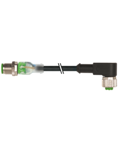 M12 męski 0° LED / M12 żeński 90° 7356-40132-6540300 | Przewody i Złącza | Eshop Dopak | Wszystko dla Przemysłu