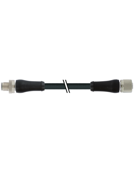 Konektor M12 Power L-cod męski 0° - M12 żeński 0° 7000-P4241-P040100 | Przewody i Złącza | Eshop Dopak | Wszystko dla Przemysłu