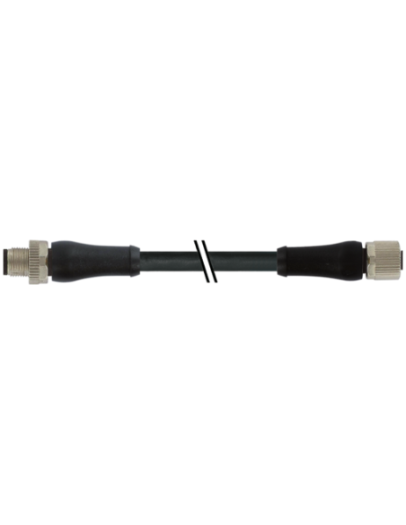 Konektor M12 Power L-kodowany 4-pin. męski prosty-żeński prosty 7000-P4141-P070300 | Przewody i Złącza | Eshop Dopak | Wszystko 