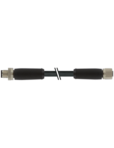 Złącze M12 Zasilanie, kod L. męski 0° / żeński 0° 7000-P4141-P370200 | Przewody i Złącza | Eshop Dopak | Wszystko dla Przemysłu