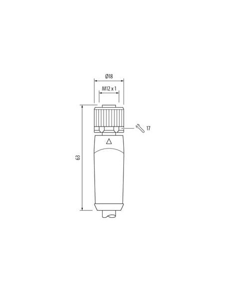 Konektor M12 Power L-kod meski 0° / żeński 0° 7000-P4241-P340500 | Przewody i Złącza | Eshop Dopak | Wszystko dla Przemysłu