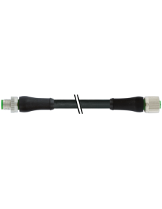 M12 Moc T-kodowane męskie 0° / żeńskie 0° 7000-P7241-P071000 | Przewody i Złącza | Eshop Dopak | Wszystko dla Przemysłu