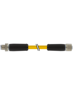 Złącze M12 Zasilanie, kodowanie L, 5-pinowe. męskie 0° / żeńskie 0° 7700-P4241-U0D1000 | Przewody i Złącza | Eshop Dopak | Wszys