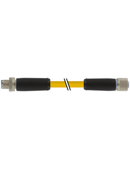 Złącze M12 Zasilanie, kodowanie L, 5-pinowe. męskie 0° / żeńskie 0° 7700-P4241-U0D1000 | Przewody i Złącza | Eshop Dopak | Wszys