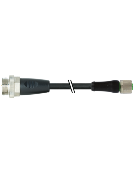 M12 Power L-kodowany żeński 0° / 7/8" męski 0° 7000-P4541-P040150 | Przewody i Złącza | Eshop Dopak | Wszystko dla Przemysłu